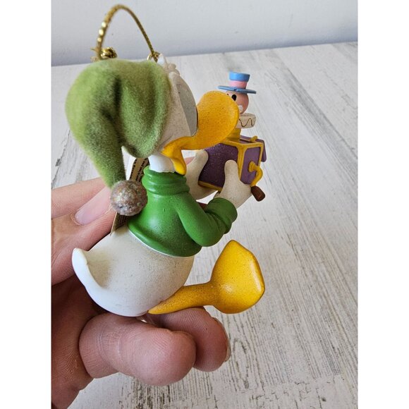 Disney direct Donald duck ornament Jack in the Box Xmas tree felt - Picture 3 of 8
